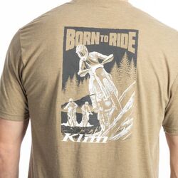 Klim Saddle Mountain Tri-Blend Tee [Colour Option: Black - Hi-Vis] [Size: Small]