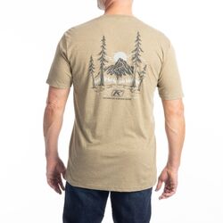 Klim Hawley Tri-Blend Tee [Colour Option: Black - Russet Orange] [Size: XLarge]