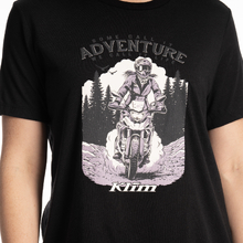 Klim Adventure Tri-Blend Black/Wisteria Womens T-Shirt