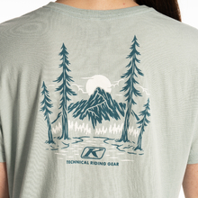 Klim Canyon Tri-Blend Dusty Blue/Deep Lagoon Womens T-Shirt