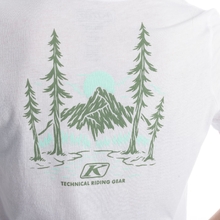 Klim Canyon Tri-Blend White/Hedge Green Womens T-Shirt
