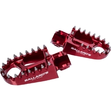 Ballards Honda CRF250L/300L Billet Alloy Red Foot Pegs