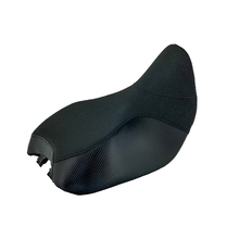 Seat Concepts Royal Enfield Himalayan 450 24-26 Tall Comfort Black Carbon Fiber Sides/Black Sandpaper Top Foam & Cover Kit