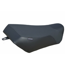 Seat Concepts Royal Enfield Himalayan 411 16-24 Comfort Tall Carbon Vinyl Sides/Black Gripper Top/Black Stitching Seat Foam & Cover Kit