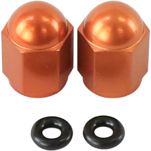 Ballards Orange Billet Valve Caps