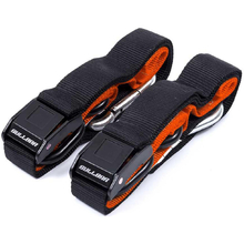 Bull Bar Black/Orange Snap Hook Tie Downs