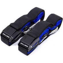 Bull Bar Black/Blue Snap Hook Tie Downs