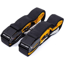 Bull Bar Black/Yellow Snap Hook Tie Downs