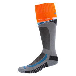 Klim Aggressor Vented Sock [Size: Medium] [Colour Option: Twoually - Monument - Strike Orange] 