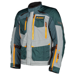 Klim Carlsbad Jacket [Colour Option: Petrol-Strike Orange] [Size: 2XLarge]
