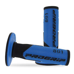 Progrip Black / Light Blue Dual Density 801 Half Waffle Grip