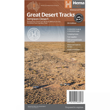 Hema Maps Great Desert Tracks Simpson Desert