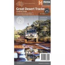 Hema Maps Great Desert Tracks Central Sheet