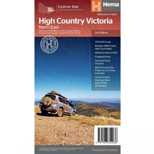 Hema Maps The Victorian High Country - North Eastern Map