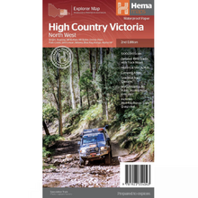 Hema Maps The Victorian High Country - North Western Map