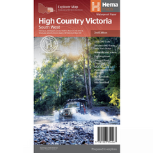 Hema Maps The Victorian High Country - South Western Map