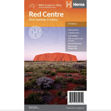 Hema Maps The Red Centre Map