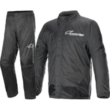 Alpinestars Hurricane V2 Black Rain Jacket & Pants