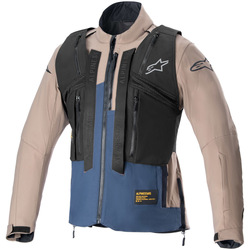 Alpinestars Techdura Jacket [Colour Option: Falcon Brown/Night Navy] [Size: Small]