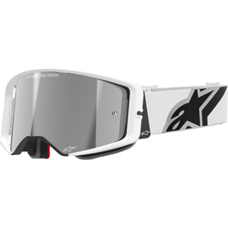 Alpinestars Supertech Corp Goggles [Colour Option: Black-Grey] [Lens Colour: Silver Mirror]