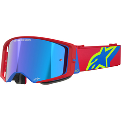 Alpinestars Supertech Corp Goggles [Colour Option: Black-Grey] [Lens Colour: Silver Mirror]