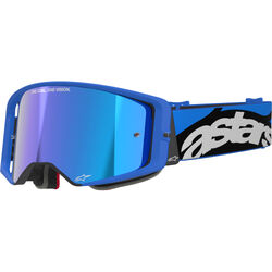 Alpinestars Supertech Stream Goggles [Colour Option: Blue] [Lens Colour: Blue Mirror]