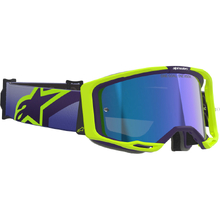 Alpinestars Vision 8 Corp Purple/Fluro Yellow Blue Mirror Goggles