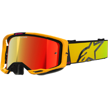 Alpinestars Vision 8 Corp Yellow/Pink Red Mirror Goggles