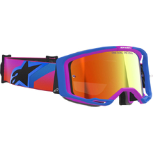 Alpinestars Vision 8 Corp Black/Purple/Orange Red Mirror Goggles