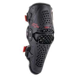 Alpinestars SX-1 Knee Protector [Colour Option: Black/Red] [Size: Small/Medium]
