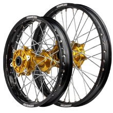 Axiom Suzuki DR650 96-23 Black/Gold 21x1.85/18x2.50 Cush Drive Wheel Set