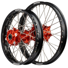 Axiom KTM 690 Enduro/R 07-24 Black/Orange 21x1.85/18x2.50 Cush Drive Wheel Set