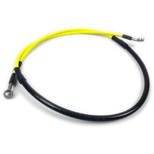 Ballards Suzuki DRZ400E 99-04 Yellow Braided Front Brakeline