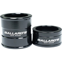 Ballards KTM 690 Black Front Wheel Spacer Kit