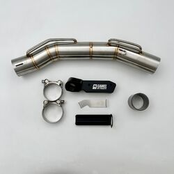 Camel ADV Yamaha Tenere 700 '25 High Mount Exhaust kit - Rally Bend No Muffler