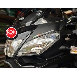 ROK Stopper Aprilia ETV Caponord/RSV/SRV/Tuono/V4R ('13-'15) Headlight Protector Kit