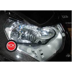 ROK Stopper BMW HP2 Megamoto ('10-'11) Headlight Protector Kit
