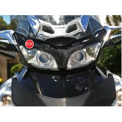 ROK Stopper Can-Am Spyder RT Roadster (Top Lights) ('10-'19) Headlight Protector Kit