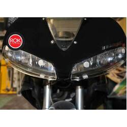 ROK Stopper Buell 1125 R ('08-'10) Headlight Protector Kit