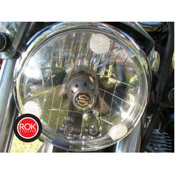 ROK Stopper Harley Davidson FXDL Dyna Low Rider ('94-On) Headlight Protector Kit