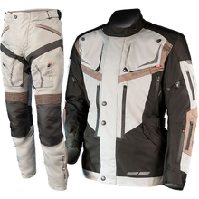 MotoDry Rallye 2 Black/Sand/Brown Adventure Jacket & Pants