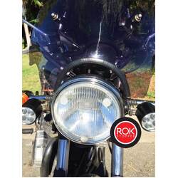 ROK Stopper Triumph Bonneville T100 ('03-'05) Headlight Protector Kit