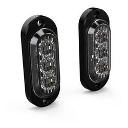 Denali T3 Front Turn Signal/DRL Pods White/Amber PR