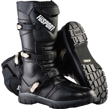 Fusport x Motoz Simpson Desert Black Adventure Boots