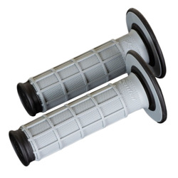 Renthal Grip Tech Full Waffle Dual Layer Grey Grips