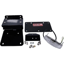 B&B Offroad Honda CRF250L 13-16 Black Number Plate Holder w/ LED Light