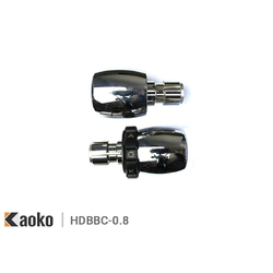 Kaoko Throttle Stabiliser for select Harley Davidson Big Barrel Shape (Chrome finish) model (21mm ID Handlebars)
