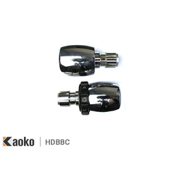 Kaoko Throttle Stabiliser for select Harley Davidson Big Barrel Shape (Chrome finish) model  (Stock Handlebar)