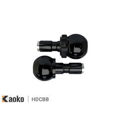 Kaoko Throttle Stabiliser for select Harley Davidson Cannon Ball Shape (Black finish) model(Stock Handlebars)