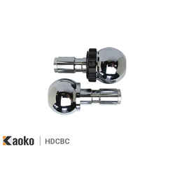 Kaoko Throttle Stabiliser for select Harley Davidson Cannon Ball Shape (Chrome finish) model (Stock Handlebars)